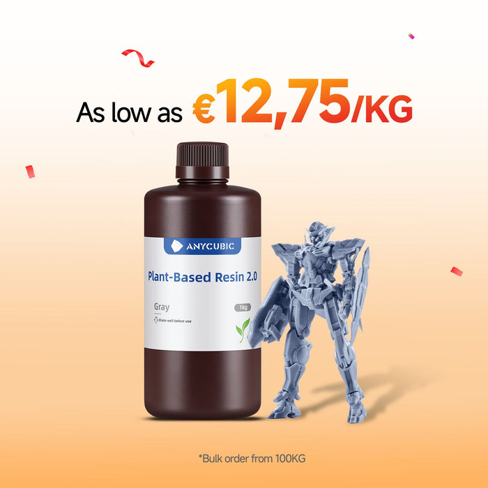 Plant-Based UV Resin 2.0 10-100KG Deals
